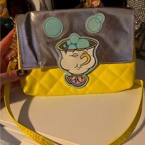 Disney beauty and the beast yellow bag. Chip